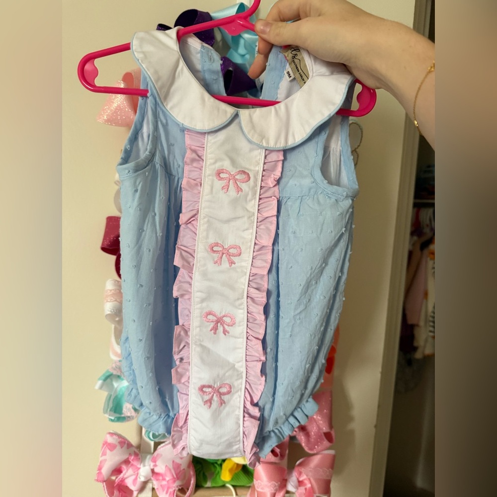 Pink and Blue Kids One Piece Bodysuit